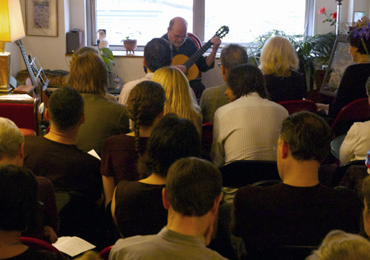 solo guitar student at the recital, a student of Helen Bates